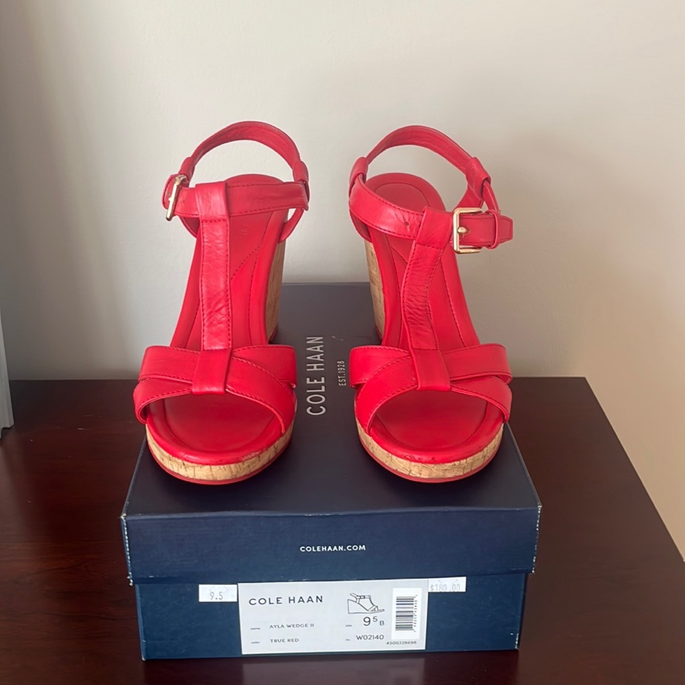 COLE HAAN WEDGE SANDALS